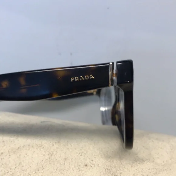 Prada Tortoiseshell Women's Glasses VPR 11S - Picture 3 of 9